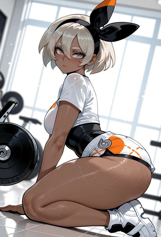 ai generated, bea (pokemon), female, miyuai, pokemon