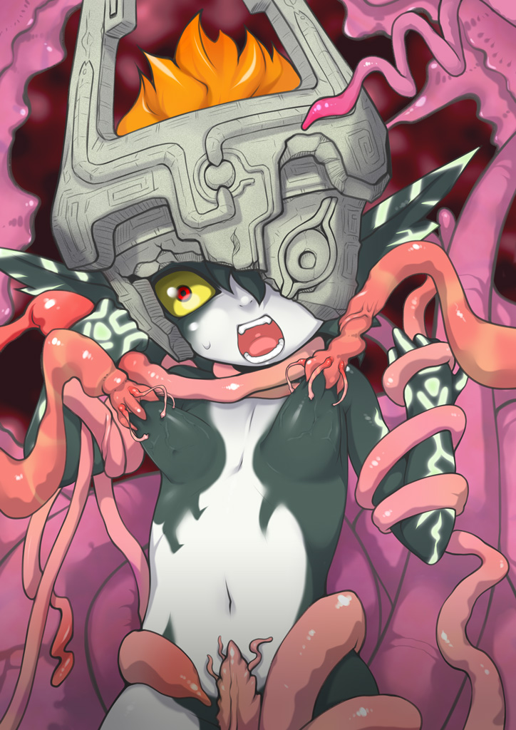 1girls blush breasts female forced imp imp_midna j7w midna naked nintendo nude rape red_eyes sex solo_focus sucking tentacle the_legend_of_zelda twilight_princess video_games