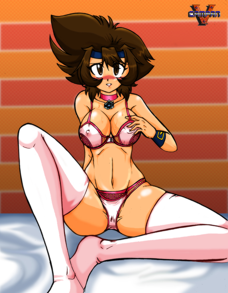 bra digimon digivice female female_only human panties rule_63 solo taichi_yagami vcampan