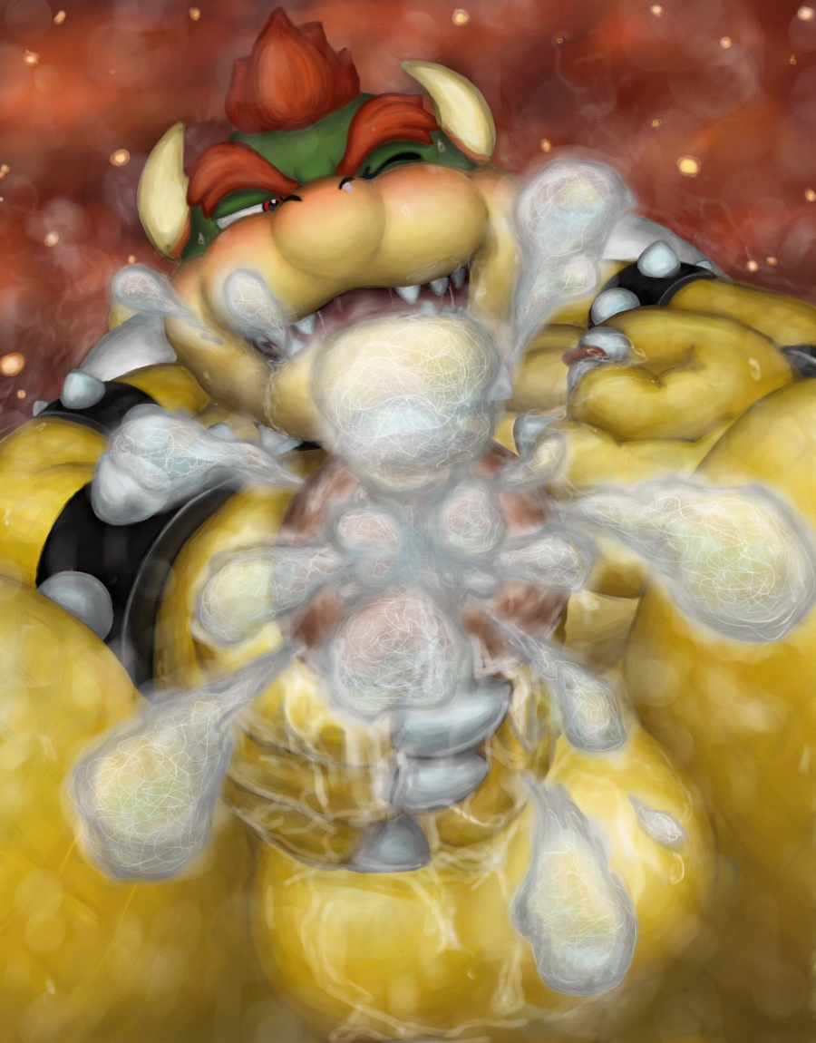 1boy 2014 anthro balls blush bowser claws close-up cum cum_on_balls cum_on_hand cum_on_penis cum_on_viewer cumshot dragon drooling erection half-closed_eyes king koopa looking_away male male_only mario_(series) masturbation messy nintendo nipple_play nipples one_eye_closed open_mouth orgasm penis reptile reuben_(artist) royalty saliva scalie sharp_claws sharp_teeth solo spikes spread_legs spreading sweat taker_pov teeth turtle wristband