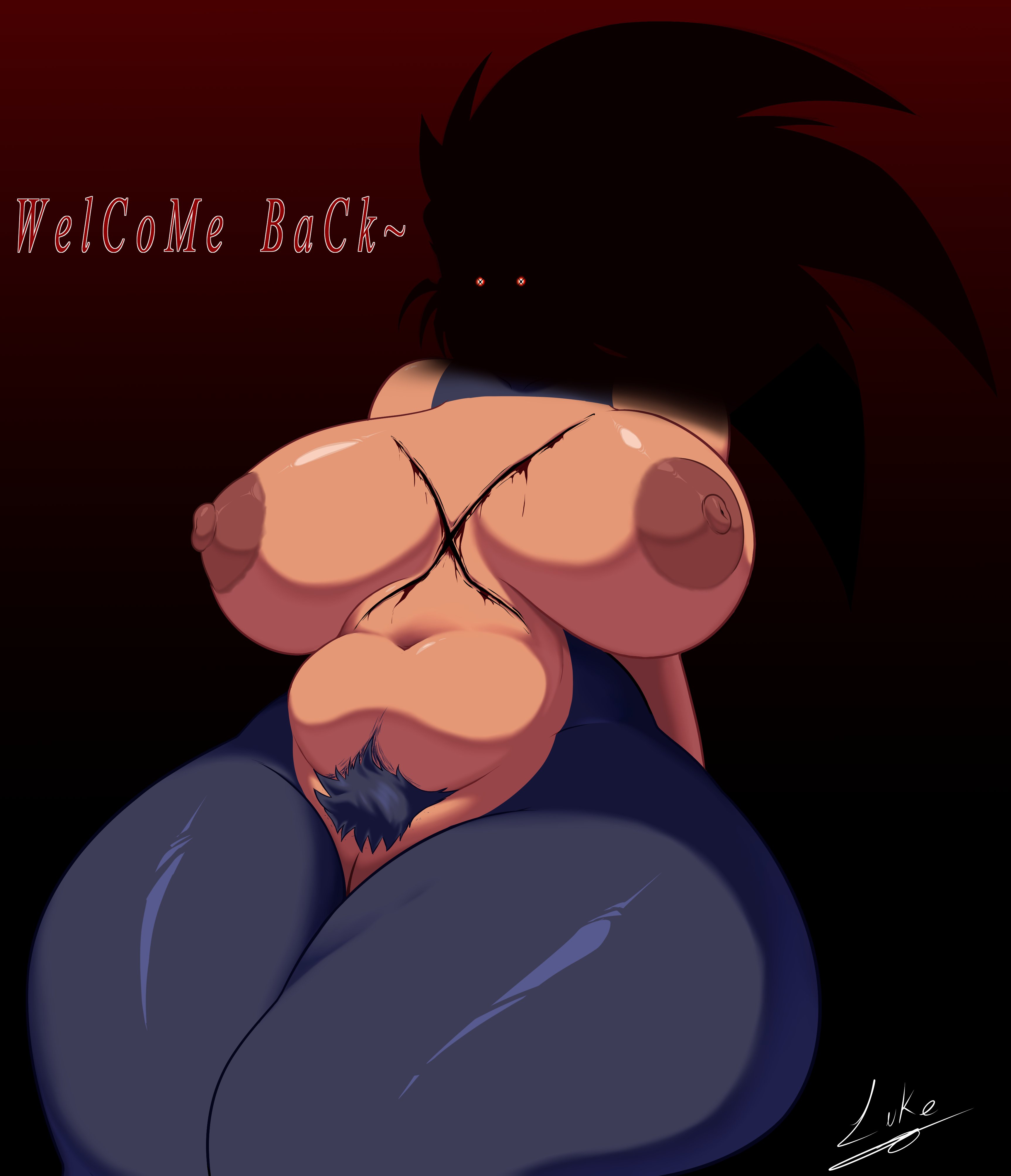 2d, 2d (artwork), 2d artwork, anthro, black sclera, bleeding eyes, creepypasta, dialogue, female, hidden face, lord x, luke kun2023, nude, pubes, rule 63, sega, shadowed face, solo, sonic (series), sonic the hedgehog, sonic the hedgehog (series), sonic.exe, sonic.exe (series)