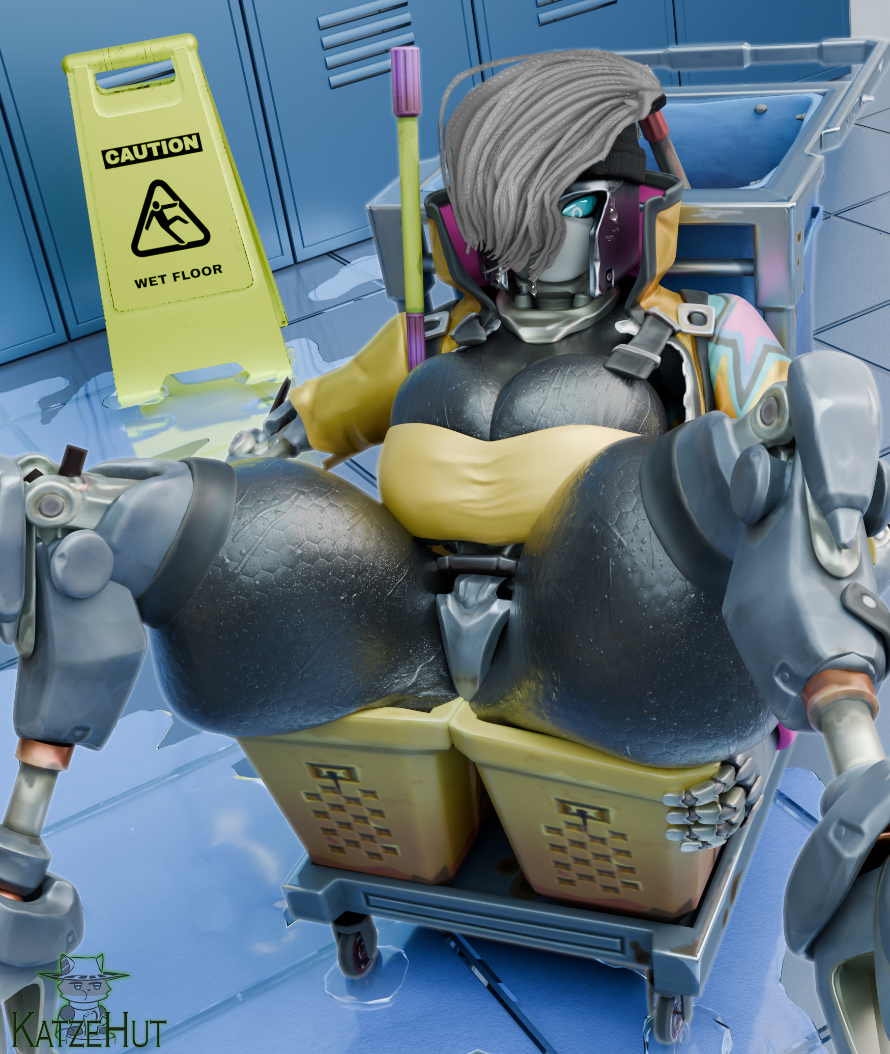 fortnite, fortnite: battle royale, katzehut, rebel (fortnite), robot girl