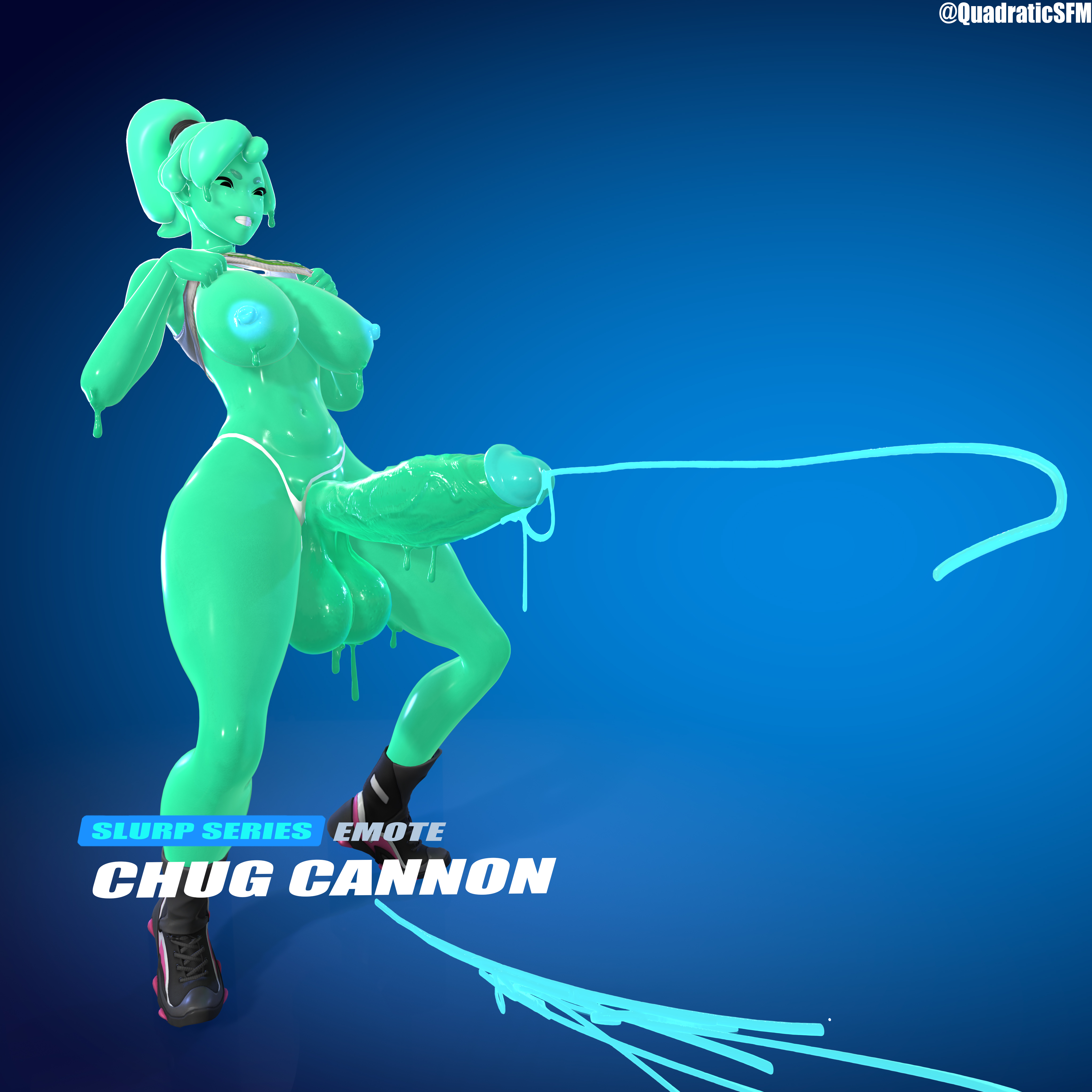 3d, big ass, big breasts, big butt, big penis, blue nipples, breasts, cum, cum on floor, cumming, cumshot, ella slurp, exposing breasts, female, fortnite, futa only, futanari, game ui, glowing cum, green slime, hands-free, handsfree ejaculation, intersex, lifting shirt, penis, quadraticsfm, slime, slime futa, slime girl, slurp (fortnite), tagme, unusual cum