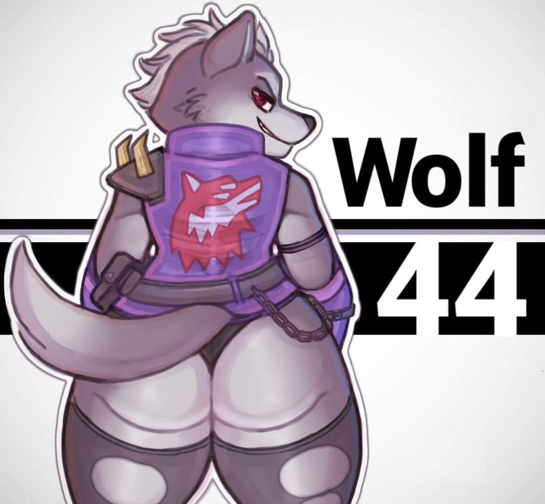 anthro ass canine clothing furry grey_fur looking_at_viewer looking_back male male_only nintendo pkaocko red_eyes smile solo solo_focus star_fox tail wolf wolf_o'donnell