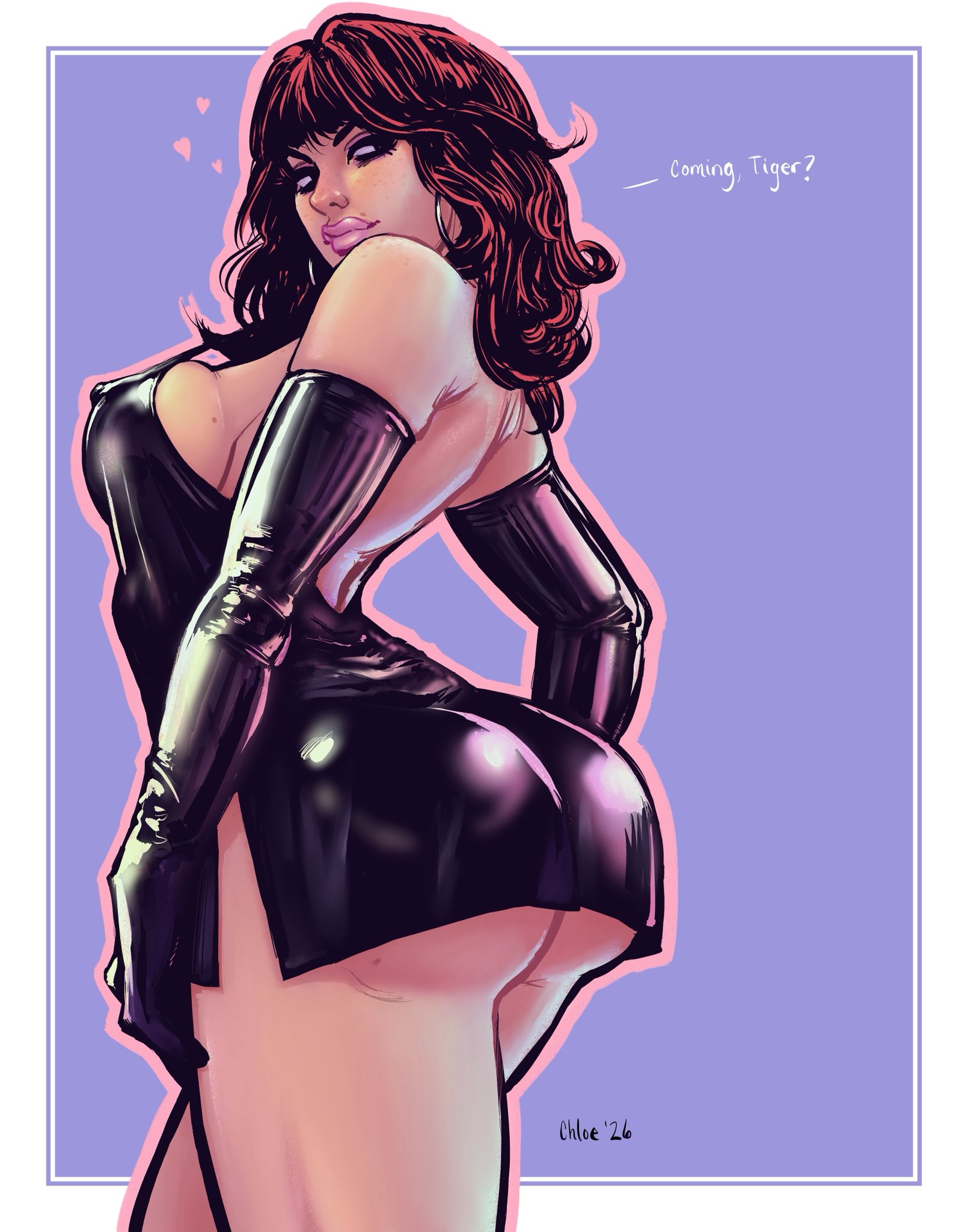 1girls, arched back, ass, ass visible under skirt, breasts, chloe brailsford, dialogue, dress, female, female focus, female only, light skin, light-skinned female, low-angle view, marvel, marvel comics, mary jane watson, red hair, sideboob, solo, solo female, solo focus, spider-man (series), thick ass, thick thighs, underass, upskirt
