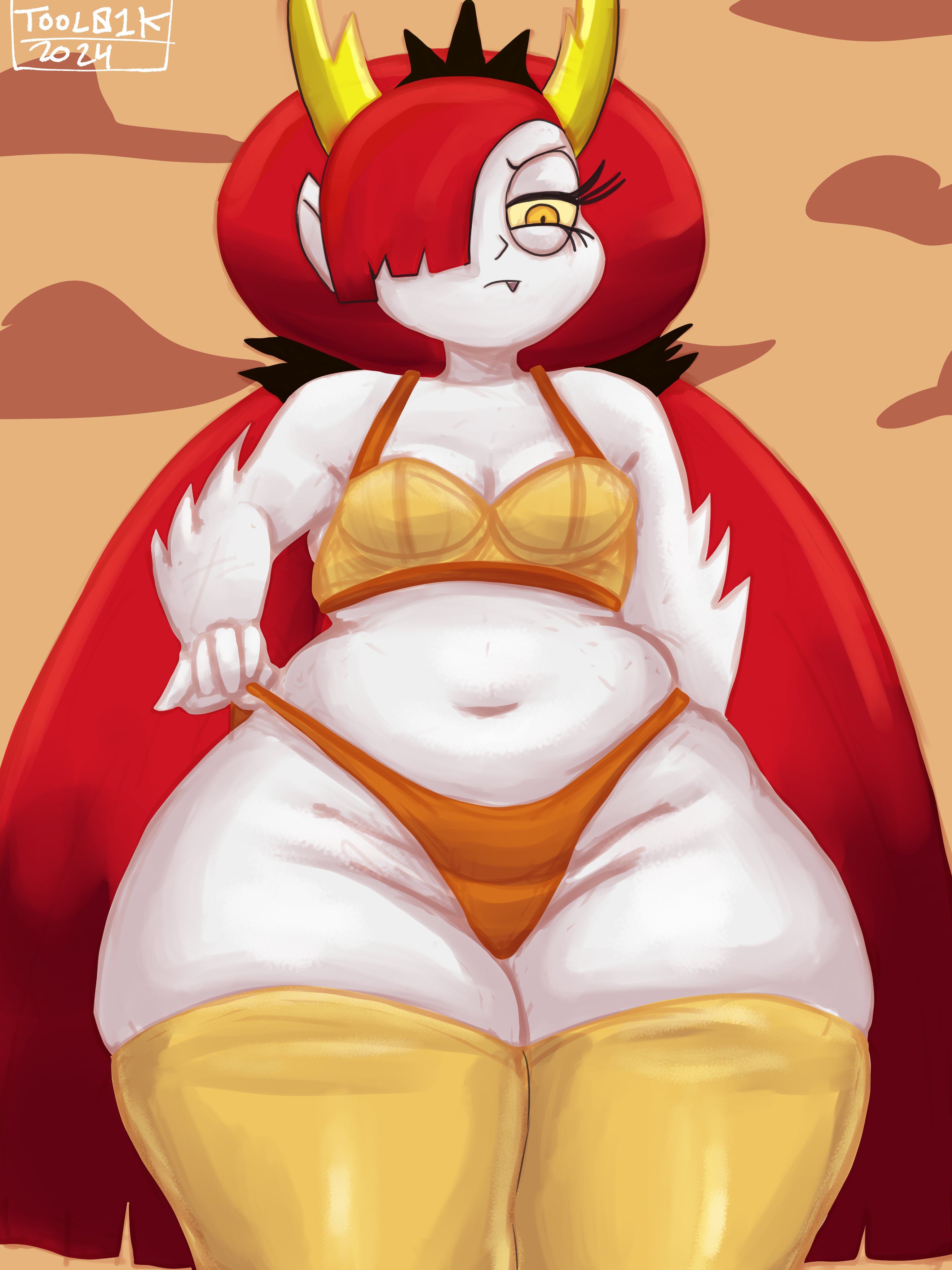 chubby, female, hekapoo, low-angle view, star vs the forces of evil, tagme, thick thighs, tool01k, wide hips