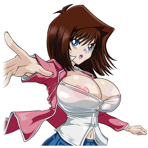 anzu_mazaki big_breasts bimbo breasts brown_hair female gigantic_breasts huge_breasts huge_nipples large_breasts mazaki_anzu nipples school_uniform schoolgirl tea_gardner yu-gi-oh! yu-gi-oh!_duel_monsters