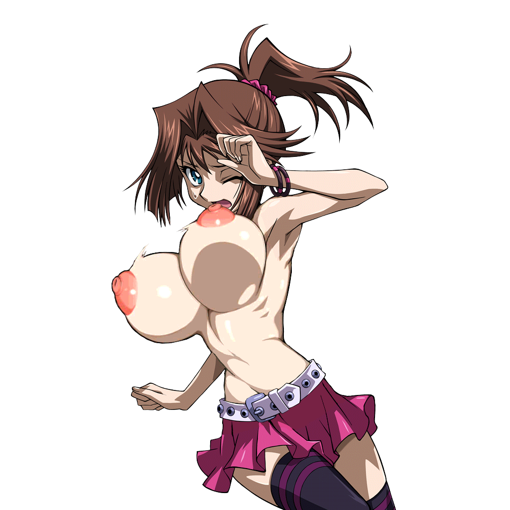 anzu_mazaki big_breasts bimbo breasts brown_hair female gigantic_breasts huge_breasts huge_nipples large_breasts mazaki_anzu miniskirt nipples short_skirt skirt tea_gardner topless yu-gi-oh! yu-gi-oh!_duel_monsters yu-gi-oh!_the_dark_side_of_dimensions