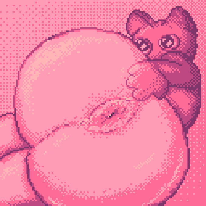 1:1 animated anus ass butt_jiggle digital_media_(artwork) jiggling pixel_(artwork) prettyjelly short_playtime slime solo