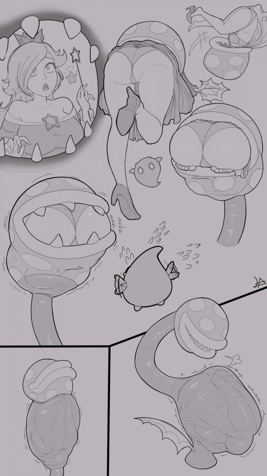 1girls, 1other, ambiguous gender, ass, ass focus, burping up items, burping up object, death, digestion, digestion sequence, dress lift, dress up, exposed ass, fatal vore, female, head first, head first vore, implied death, internal pov, internal view, lampton, luma, mario (series), piranha plant, plant vore, princess rosalina, stomach bulge, swallow, swallowing, swallowing bulge, swallowing whole, tagme, unwilling, unwilling prey, unwilling vore, vore, vore belly, vore comic, worried, worried expression