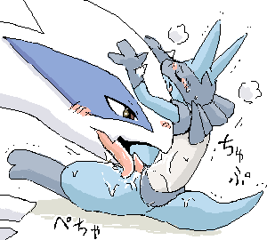 furry lucario lugia mikazuki_karasu pokemon pokemon_(species) pokemon_dppt pokemon_gsc