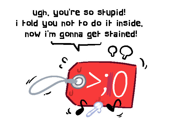 >;0 1girls angry angry_expression battle_for_dream_island bfdi black_limbs cum cum_in_pussy cum_inside emoticon female female_only moonl1temans1on motion_lines object_shows osc price_tag price_tag_(bfdi) pussy stick_legs tagme