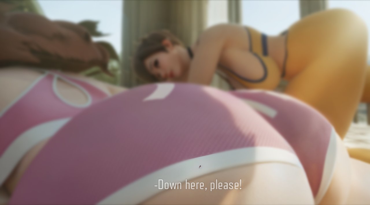 2girls, 3d, activision, ass, big ass, big breasts, big thighs, blizzard entertainment, breasts, bust, busty, curvaceous, curvy, curvy figure, d.va, female, giantess, hana song, hips, hourglass figure, huge ass, huge breasts, krieginax, large ass, large breasts, legs, lena oxton, light skin, light-skinned female, macro, macro female, mature, mature female, overwatch, overwatch 2, scrag d.va, scrag tracer, slim waist, thick, thick hips, thick legs, thick thighs, thighs, tracer, voluptuous, waist, wide hips