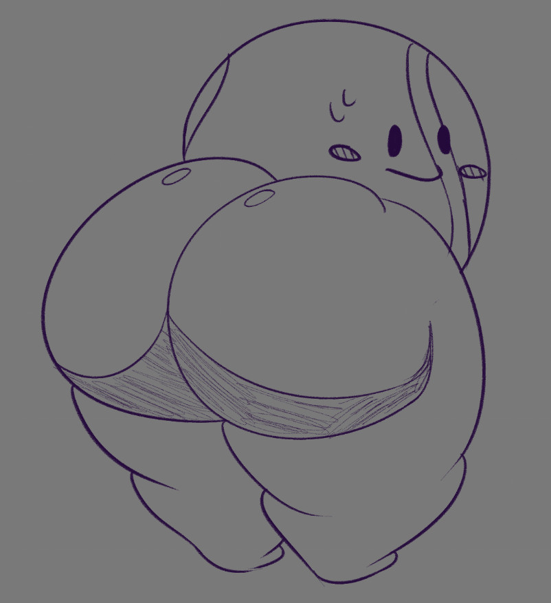 1boy 2025 ass ass_bigger_than_body assertive_kiwami ball_with_hyper_features battle_for_bfdi battle_for_dream_island bfb boy bsky_link grey_background hyper hyper_ass hyper_butt looking_at_viewer looking_back looking_back_at_viewer male male_focus male_only monochrome nervous object_show object_show_community object_shows objects only_male osc solo solo_focus solo_male sweat sweatdrop sweating tagme tennis_ball tennis_ball_(bfdi) thick_thighs thighs thighs_bigger_than_body thighs_together