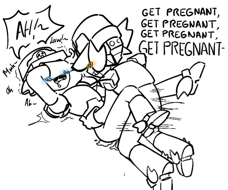 blue eyes, brawl stars, brothers, gay sex, get pregnant (meme), hat, highres, incest, larry (brawl stars), lawrie (brawl stars), light skin, male, male/male, robot, robot boy, twincest, twins, yellow eyes