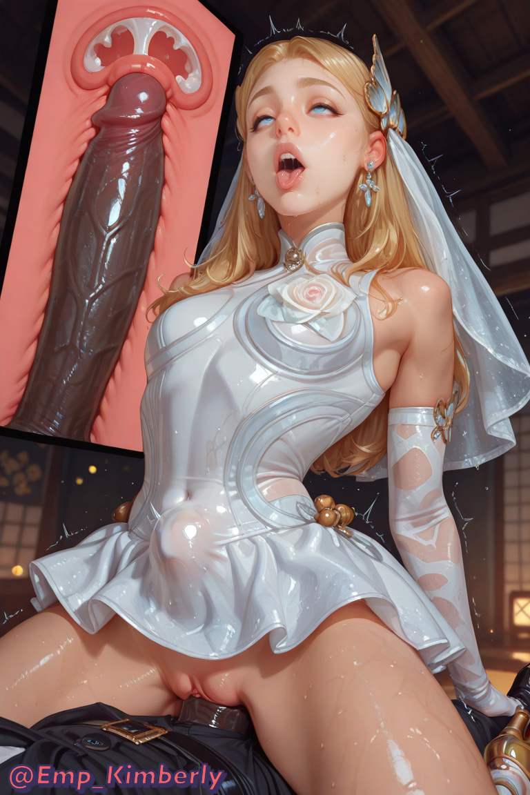 1boy 1girls ahe_gao ahegao_face ai_generated big_penis cum_in_pussy dark-skinned_male drooling emp_kimberly female internal_cumshot internal_view interracial invisible_woman invisible_woman_(marvel_rivals) large_penis marvel marvel_comics no_panties short_dress stomach_bulge sue_storm wedding_dress x-ray