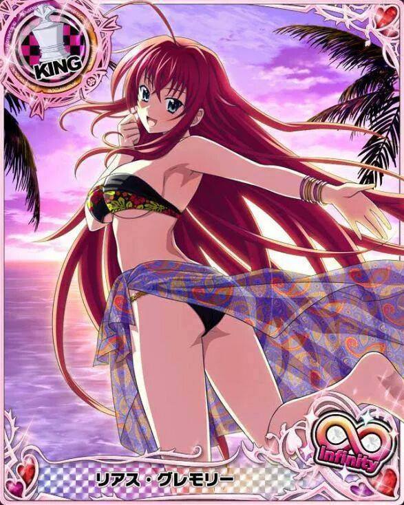 animius blue_eyes high_school_dxd red_hair rias_gremory summer