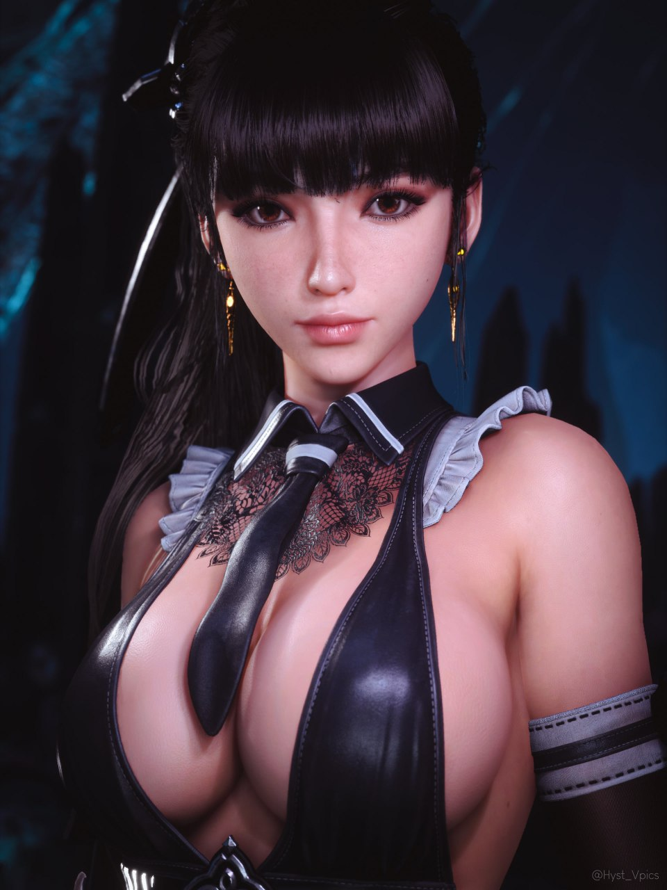 1girls 3d 3d_model eve_(stellar_blade) female game game_screenshot screenshot stellar_blade