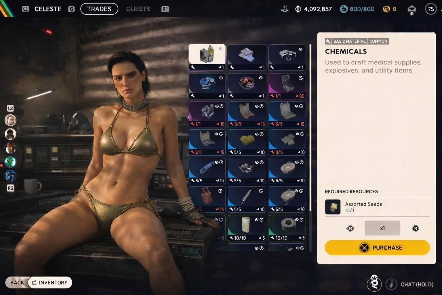 ai generated, arc raiders, celeste (arc raiders), underwear, video game character, video games