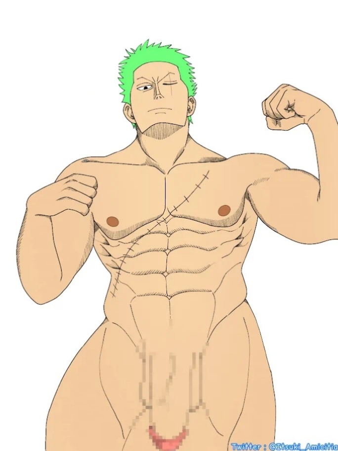 Roronoa Zoro (One Piece) Rule 34 Image
