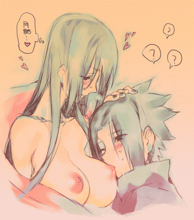 black_hair breasts female huge_breasts human itasasu kissing_breasts male naruto rule_63 sasuita sasuke_uchiha sibling_incest straight sucking_nipples tagme uchiha_itachi