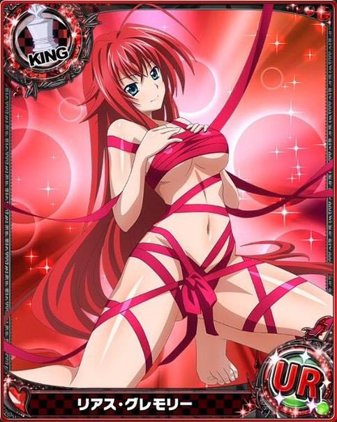 animius, blue eyes, female, female only, high school dxd, red hair, rias gremory, tagme