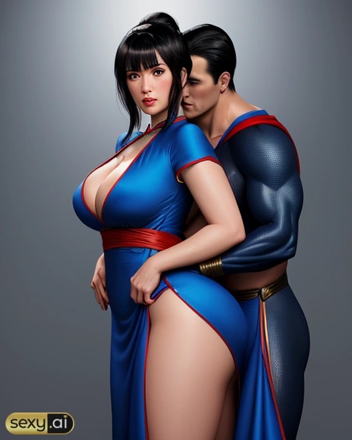 1boy1girl ai_generated alien alien_humanoid asían asian_female ass big_ass cheating cheating_wife chichi clark_kent crossover dc dc_comics dragon_ball dragon_ball_z duo eastern_and_western_character interracial interspecies light_skin male/female milf straight straight_hair superman voluptuous voluptuous_female wide_hips wife