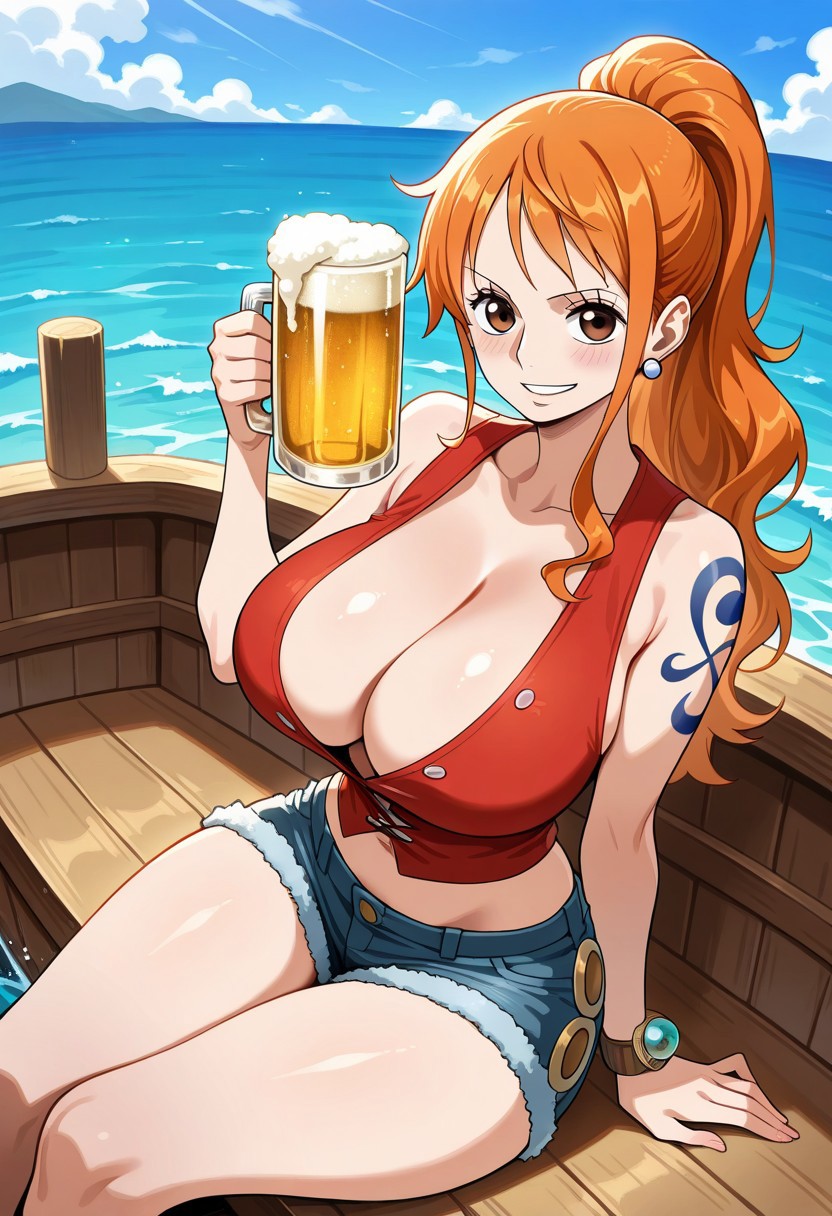 ai_generated female female_only lordwrath_ai nami_(one_piece) one_piece