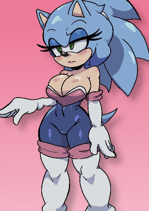 1girls big_breasts big_breasts blue_hair breasts breasts breasts broth_nsfw female_only genderswap_(mtf) gloves hedgehog hedgehog_girl huge_boobs huge_breasts humanoid rouge_the_bat_(cosplay) rule_63 sega solo solo_female solo_focus sonic_(series) sonic_the_hedgehog sonic_the_hedgehog_(series) tagme