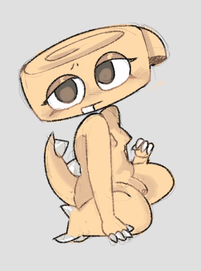 blush, chubby, dandy's world, dickgirl, female, futanari, intersex, shelly (dandy's world), suckerjester