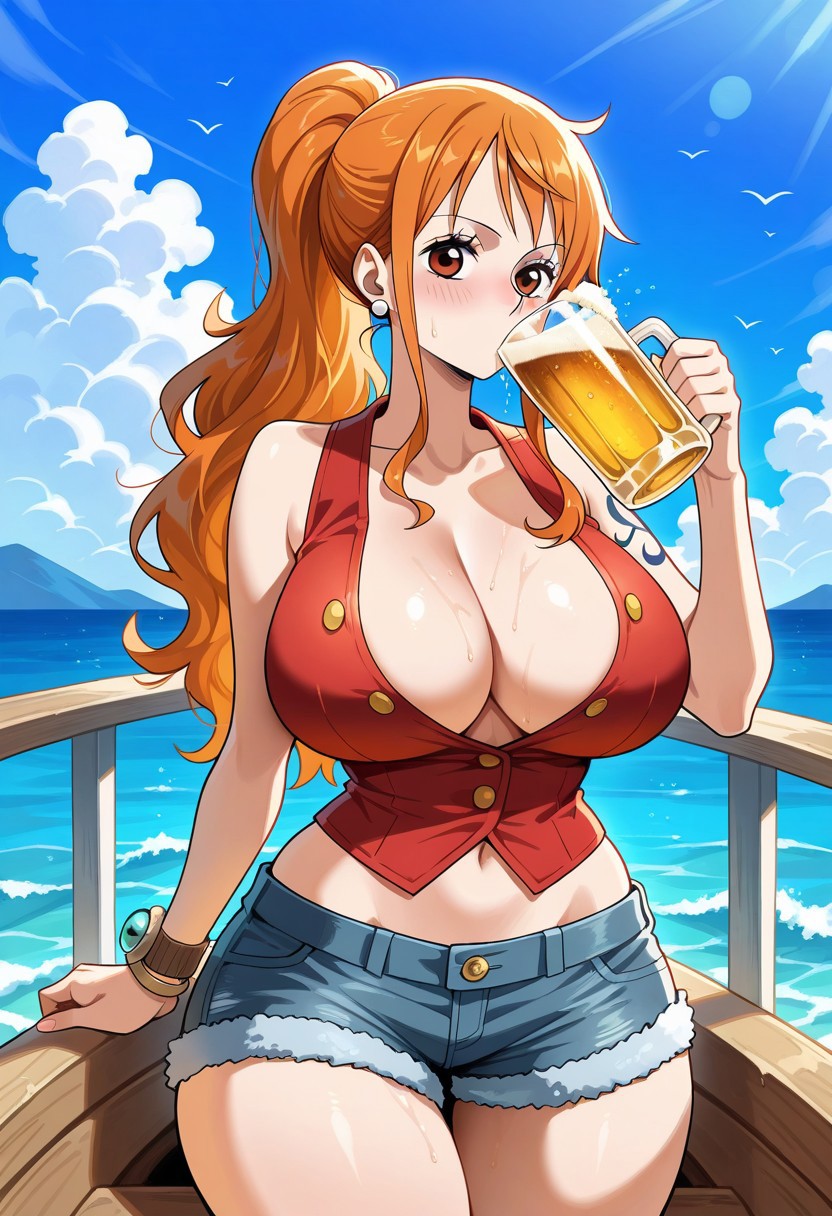 ai_generated female female_only lordwrath_ai nami_(one_piece) one_piece