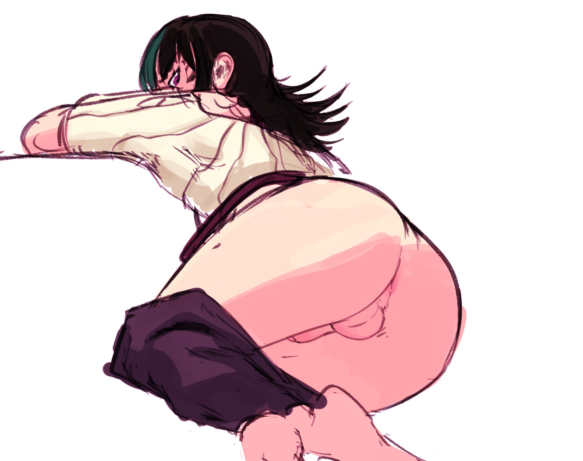 1futa, anus, ass, balls, female, hoshi kirara, jujutsu kaisen, penis, tagme, transgender woman, wyvernn