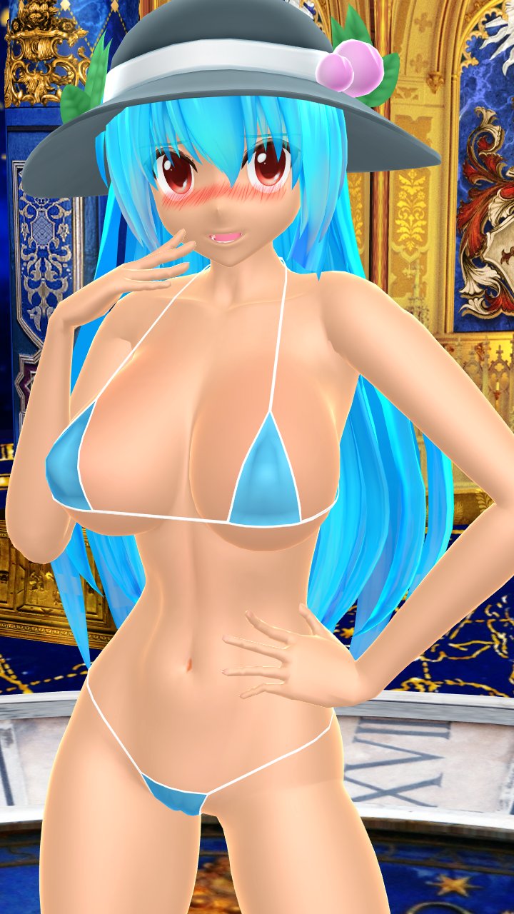 Tenshi Hinanawi (Touhou) Rule 34 Image