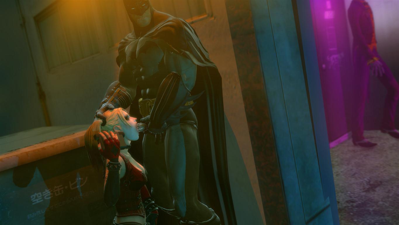 3d, batman, batman (bruce wayne), batman (series), batman: arkham city, bruce wayne, dc, dc comics, enemies, enemies with benefits, female, harley quinn, harley quinn (arkham city), harley quinn (arkham), human, joker, male, straight, tagme, the joker, timpossible, uncensored