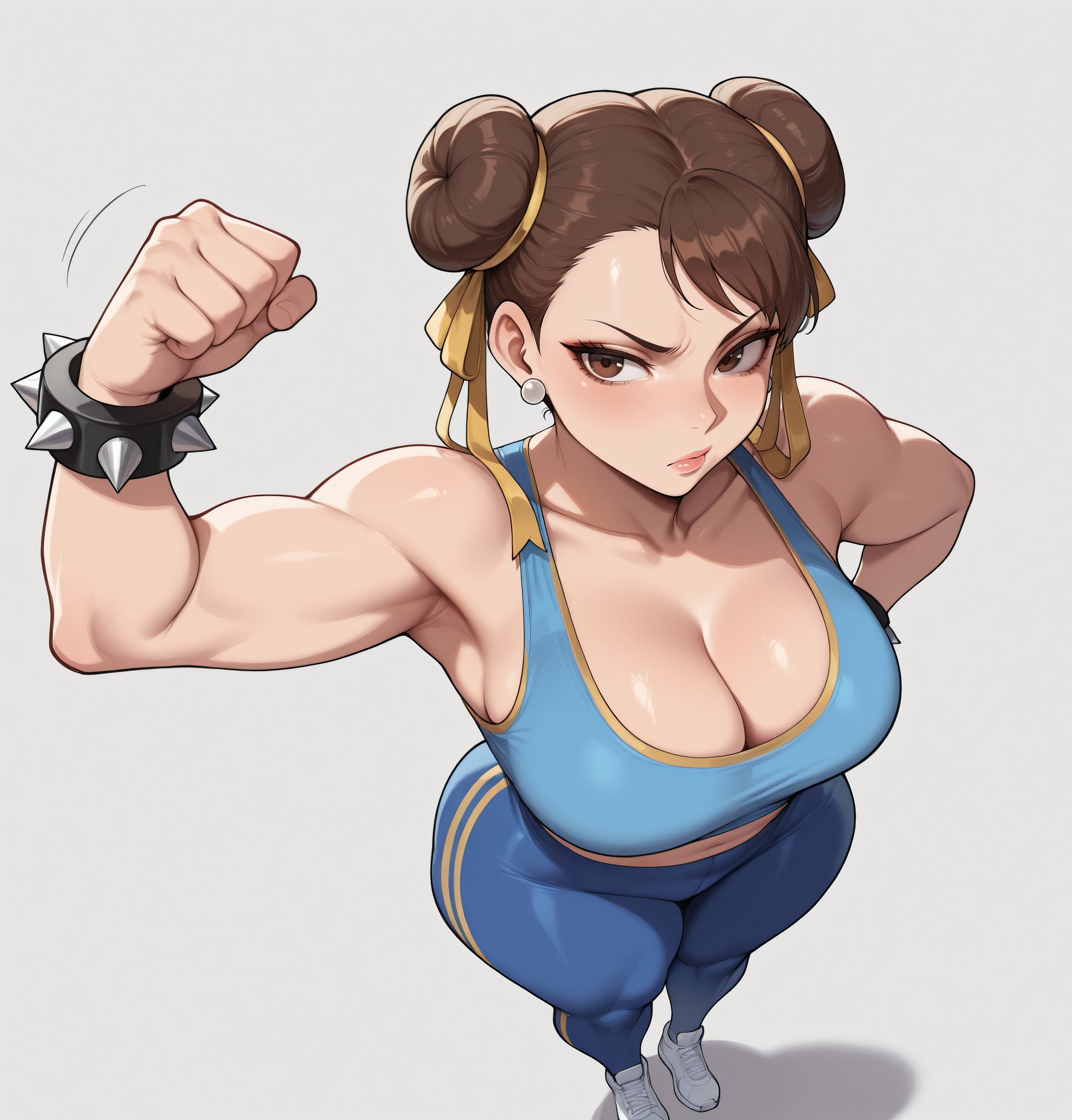 1girls, ai generated, big ass, big breasts, breasts, chun-li, curvy, female, huge ass, huge breasts, smogai, street fighter