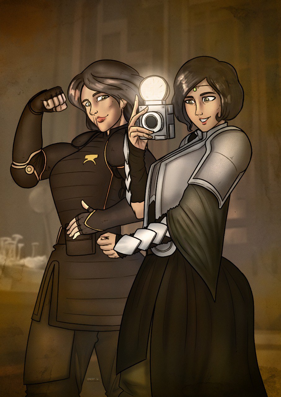 2girls avatar_legends earth_kingdom female image_set lin_bei_fong looking_at_viewer milf older_female photo sisters suyin_bei_fong the_legend_of_korra unop