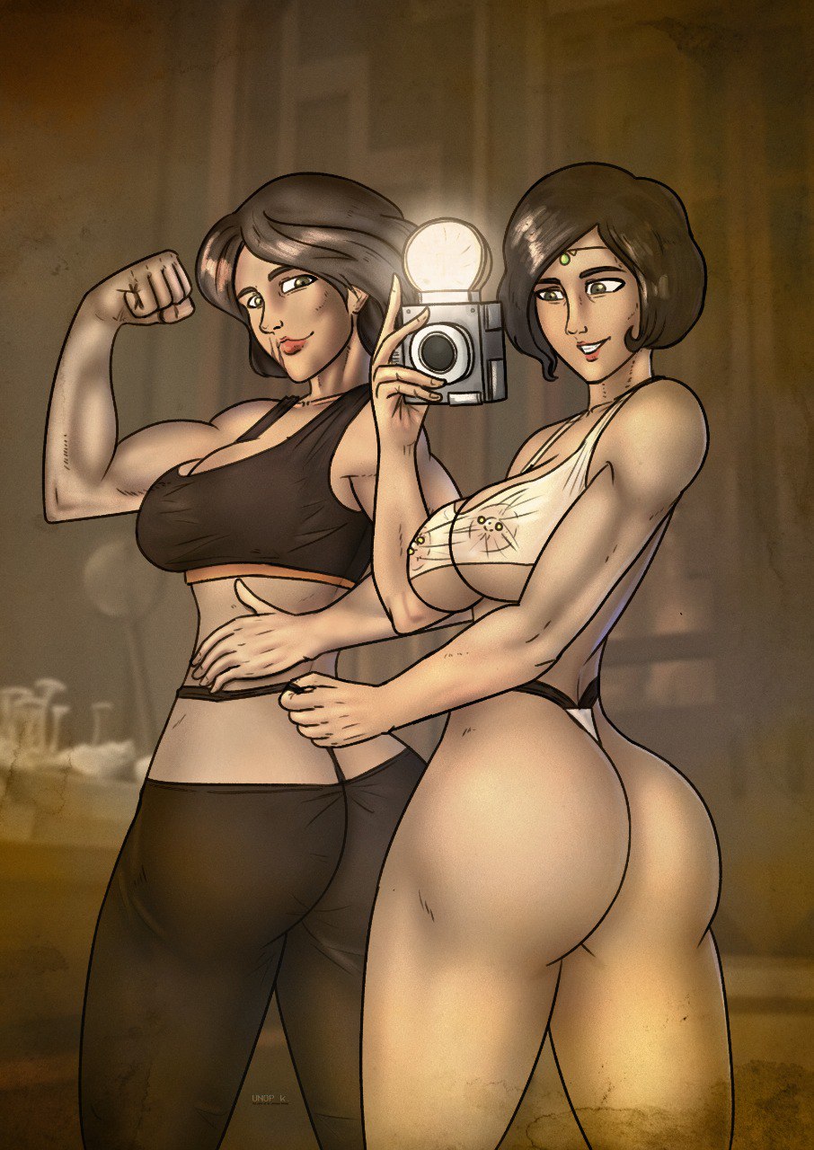 2girls avatar_legends earth_kingdom female image_set lin_bei_fong looking_at_viewer milf photo siblings sisters suyin_bei_fong the_legend_of_korra unop