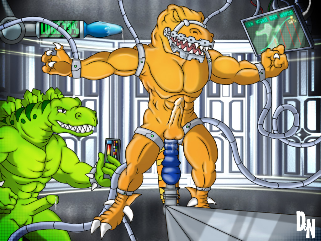 anthro bad_rap dream_and_nightmare extreme_dinosaurs furry male male_only stegz_(extreme_dinosaurs) tagme