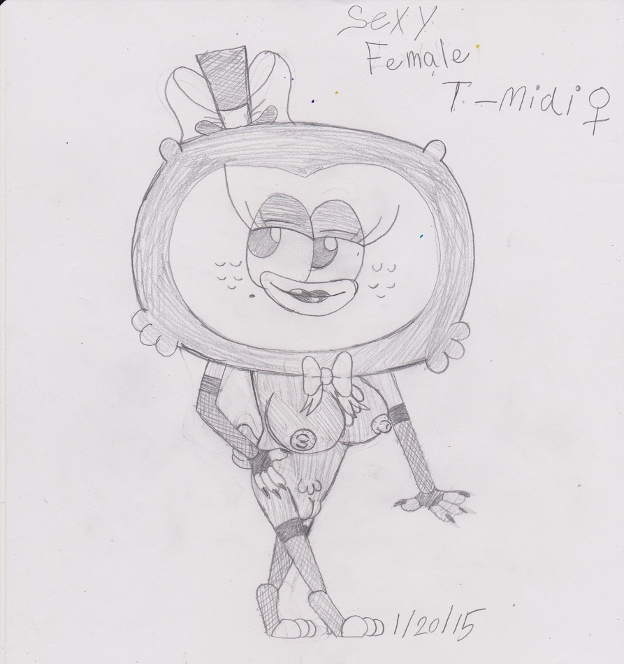 2015 breadwinners female genderswap_(mtf) hand_drawn naked naked_female nickelodeon rule_63 smile t-midi toonophile top_hat