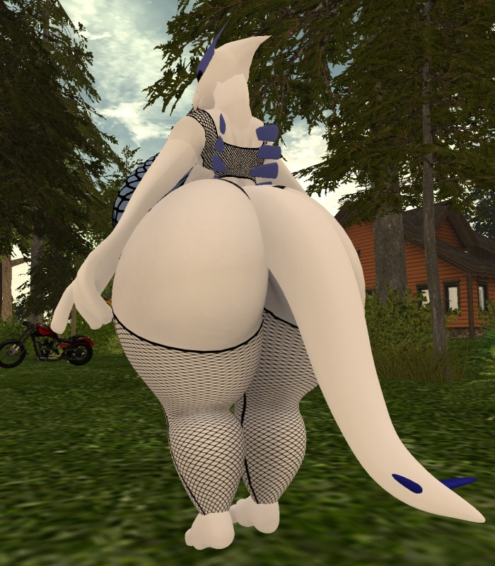 big_ass big_breasts breasts bubble_butt female ferialexonar fishnets huge_ass huge_breasts lugia pokemon pokemon_(species) tagme thick_thighs wide_hips