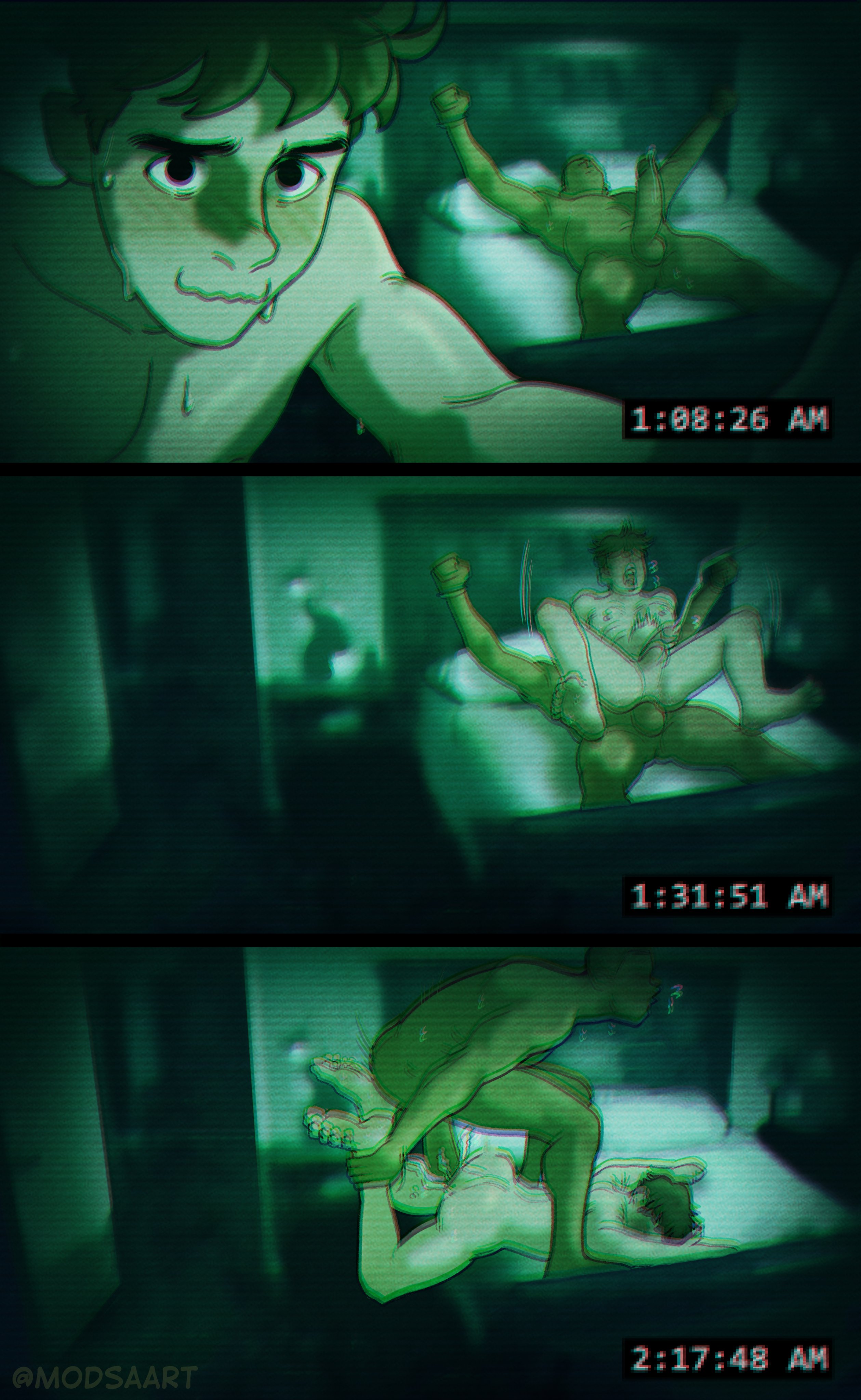 ///, 2025, 2boys, anal, anal sex, ass, bed, bedroom, blush, camera, feet, footage, gay, gay anal, grabbing, grabbing ankles, grabbing feet, head on pillow, in bed, light skin, light-skinned male, lying, lying down, male, male focus, male only, male penetrated, male penetrating, male penetrating male, male/male, modsa666, night, night cam, nightcam, nighttime, on back, penetrating, penetration, penetration from behind, penis, penis in ass, pillow, recording, reverse cowgirl position, sleeping, somnophilia, submissive, submissive male, sweat, sweatdrop, sweating, sweaty, twink, yaoi