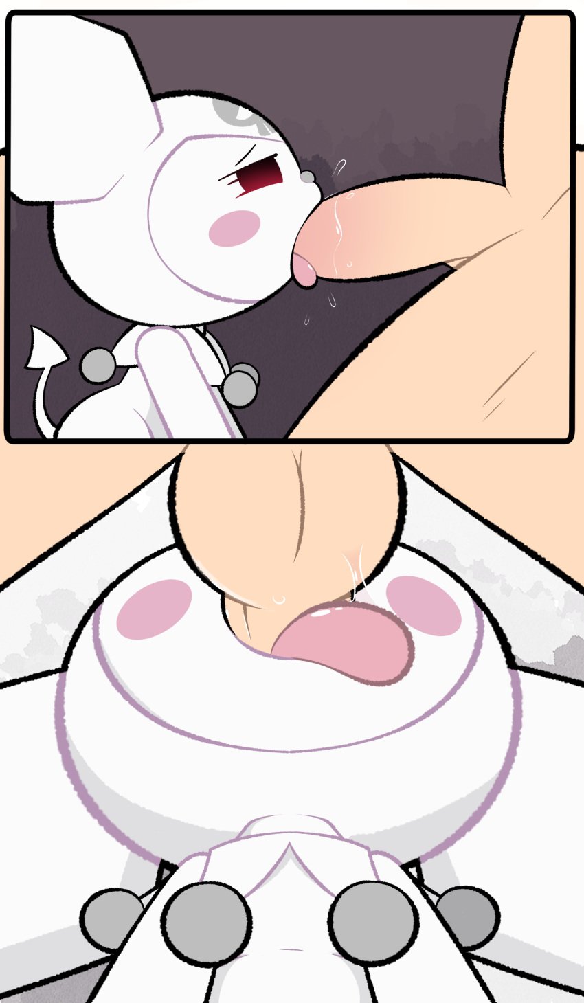 already uploaded, comic, fatalafterdark, fellatio, kuromi, male, oral, oral penetration, penis, penis in mouth, sanrio