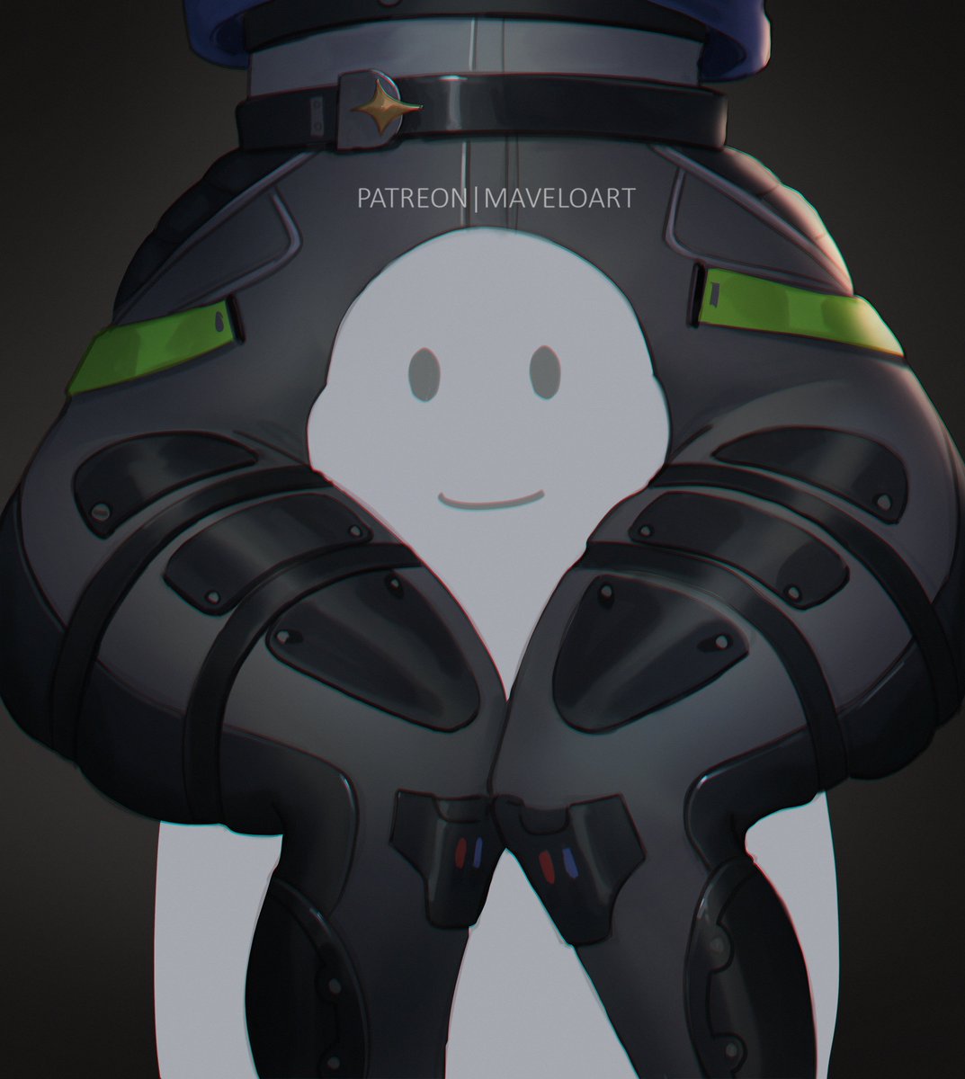 3d, female, head between thighs, male, smile, thighs, zenless zone zero, zhu yuan