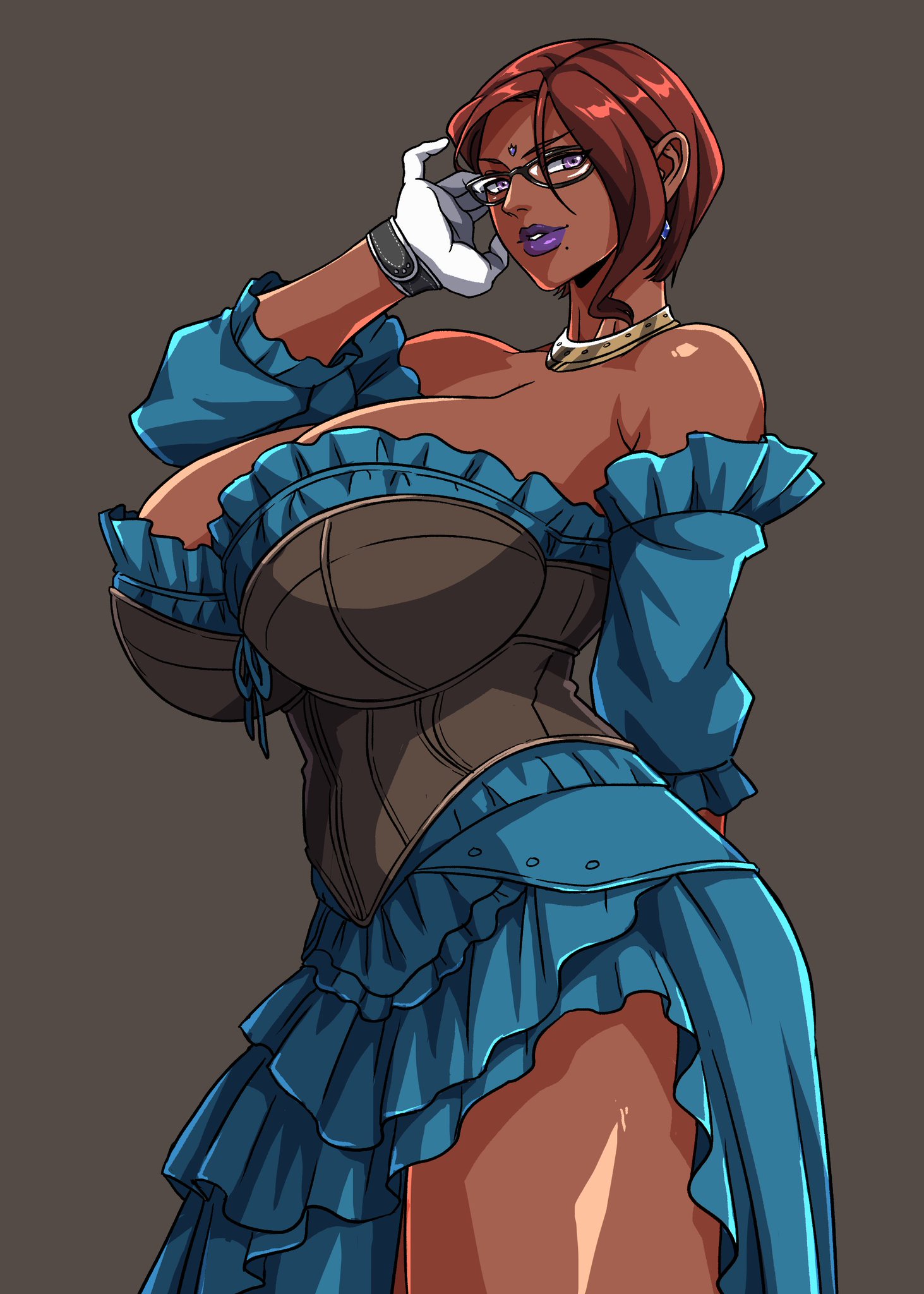 1girls, ass, big ass, big breasts, big thighs, breasts, bust, busty, chest, curvaceous, curvy, curvy figure, dark skin, dark-skinned female, digital media (artwork), female, hips, hourglass figure, huge ass, huge breasts, huge thighs, ichan, large ass, large breasts, large thighs, legs, mature, mature female, original, original character, slim waist, soothing ruby, teacher, thick, thick hips, thick legs, thick thighs, thighs, voluptuous, waist, wide hips, wide thighs