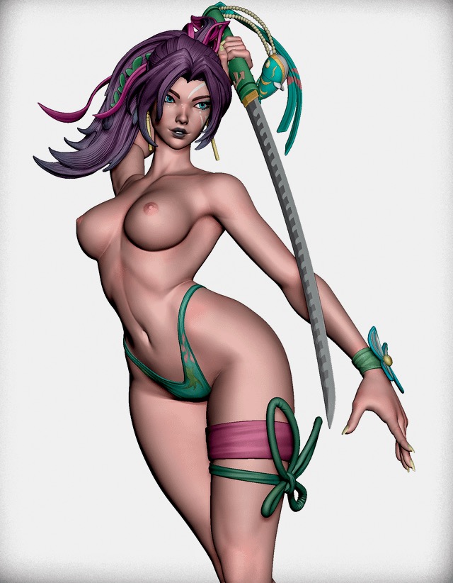 1girls, 3d, bikini, breasts, female, luisdmm, marvel, marvel rivals, nipples, psylocke, psylocke (marvel rivals), psylocke (sai) (breezy butterfly), solo