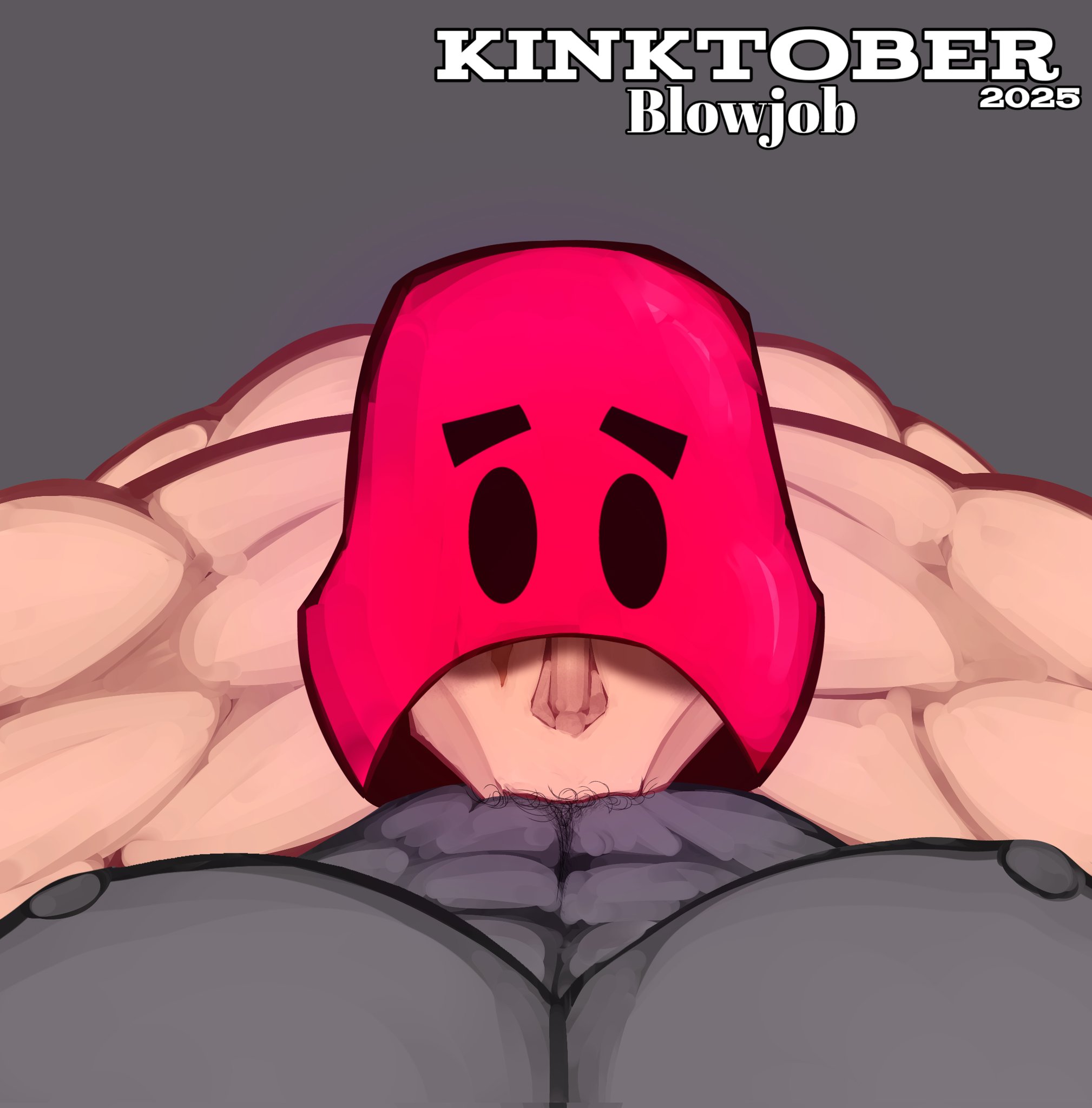 2boys, 2d, 2d (artwork), bara, blowjob, blowjob face, brawl stars, gay, gay blowjob, gay sex, grom (brawl stars), kinktober, kinktober 2025, male, muscular, muscular male, oral, penis, reaperkun7, sucking, sucking penis, tagme, yaoi