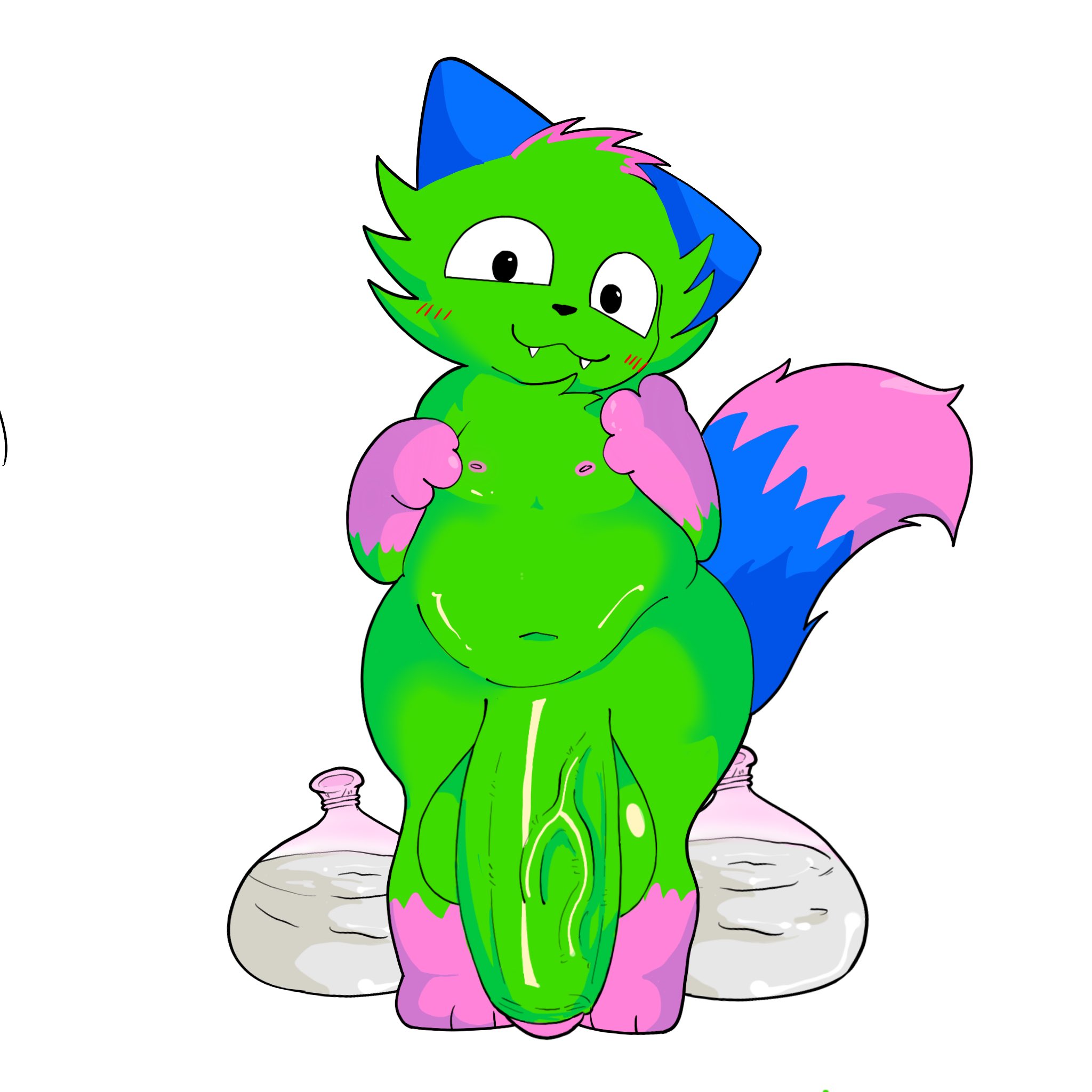 balls, big penis, cock, condom, condoms, cum filled condom, cum filled condoms, dick, f d e i a, femboy, fluffy tail, furry, gay, gay anal, green fur, homosexual, homosexual male, huge balls, huge cock, kevin (nyanwolf), male, male focus, male only, male penetrated, male penetrating, male/male, nyanwolf, oeeo, penis, solo, tail, thick thighs