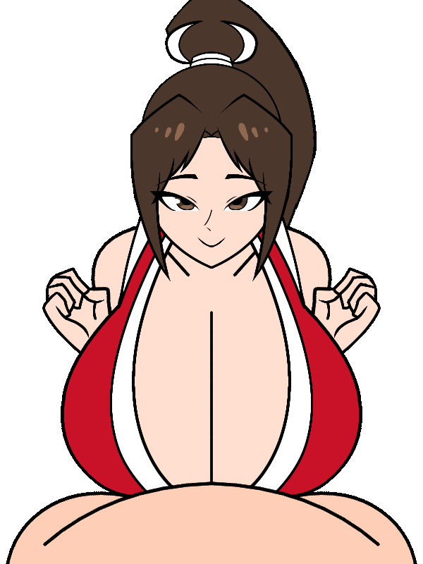 1boy, 1girls, 3:4, animated, beat banger, big breasts, big penis, boobjob, bouncing breasts, breasts, brown eyes, brown hair, chagoz, cleavage, clothed female nude male, clothed sex, fatal fury, female, female focus, gigantic breasts, good beat banger mod, handsfree paizuri, huge breasts, huge penis, king of fighters, large breasts, large penis, light skin, light-skinned female, light-skinned male, looking at viewer, mai shiranui, male, paizuri, penis, pov, rubbing, seductive, seductive smile, sex, smile, snk, straight, tagme, transparent gif, voluptuous, voluptuous female, zoologist beat banger