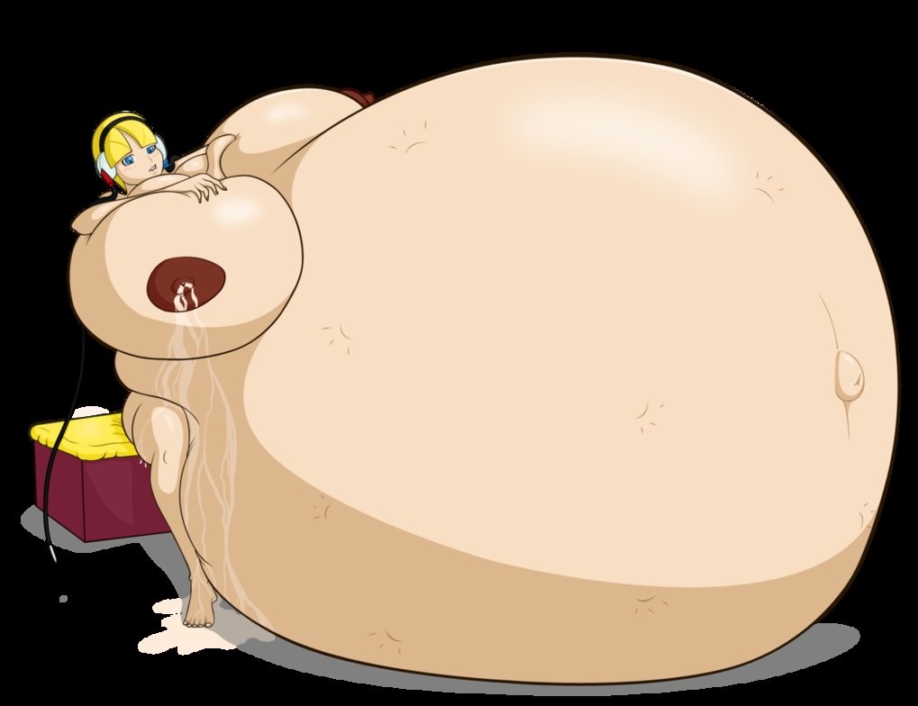 belly blonde_hair breasts elesa hyper hyper_pregnancy lactation nintendo nipples pokemon pregnant shydude