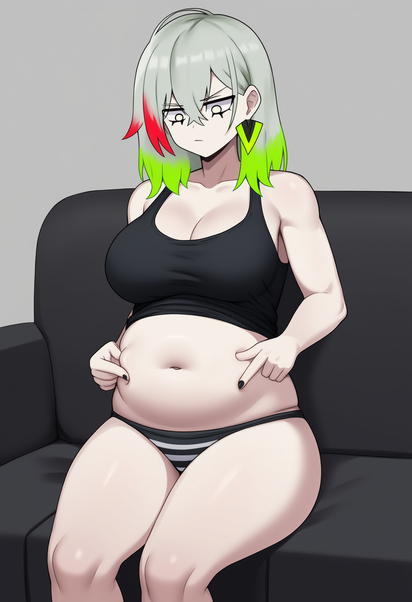 ai_generated bbw big_breasts chubby chubby_female diabellstar_the_black_witch fat thicc weight_gain yu-gi-oh! yu-gi-oh!_duel_monsters